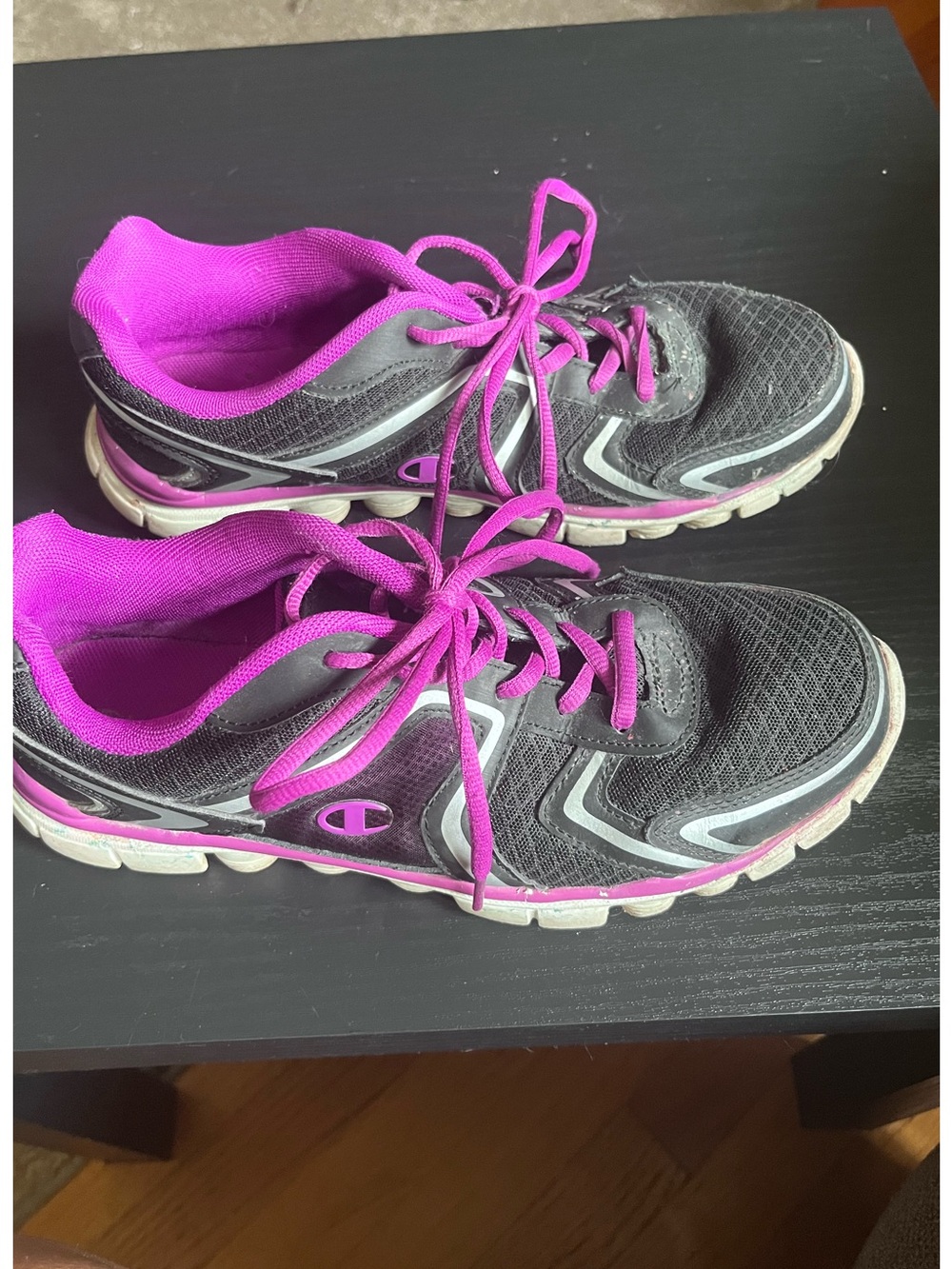 Champion Gray and Purple Women's Athletic Sneakers